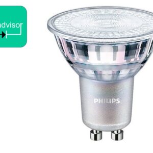 PHILIPS LED GU10 3.7=35W 36º 2700K DIMBAAR MUSEUMKWALITEIT LICHT 270LM A+ / F